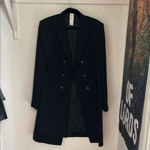 Versace Black Double-Breasted Suit